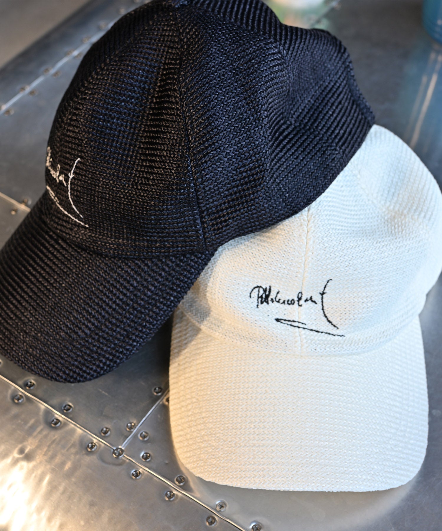 SIGN STRAW MESH CAP