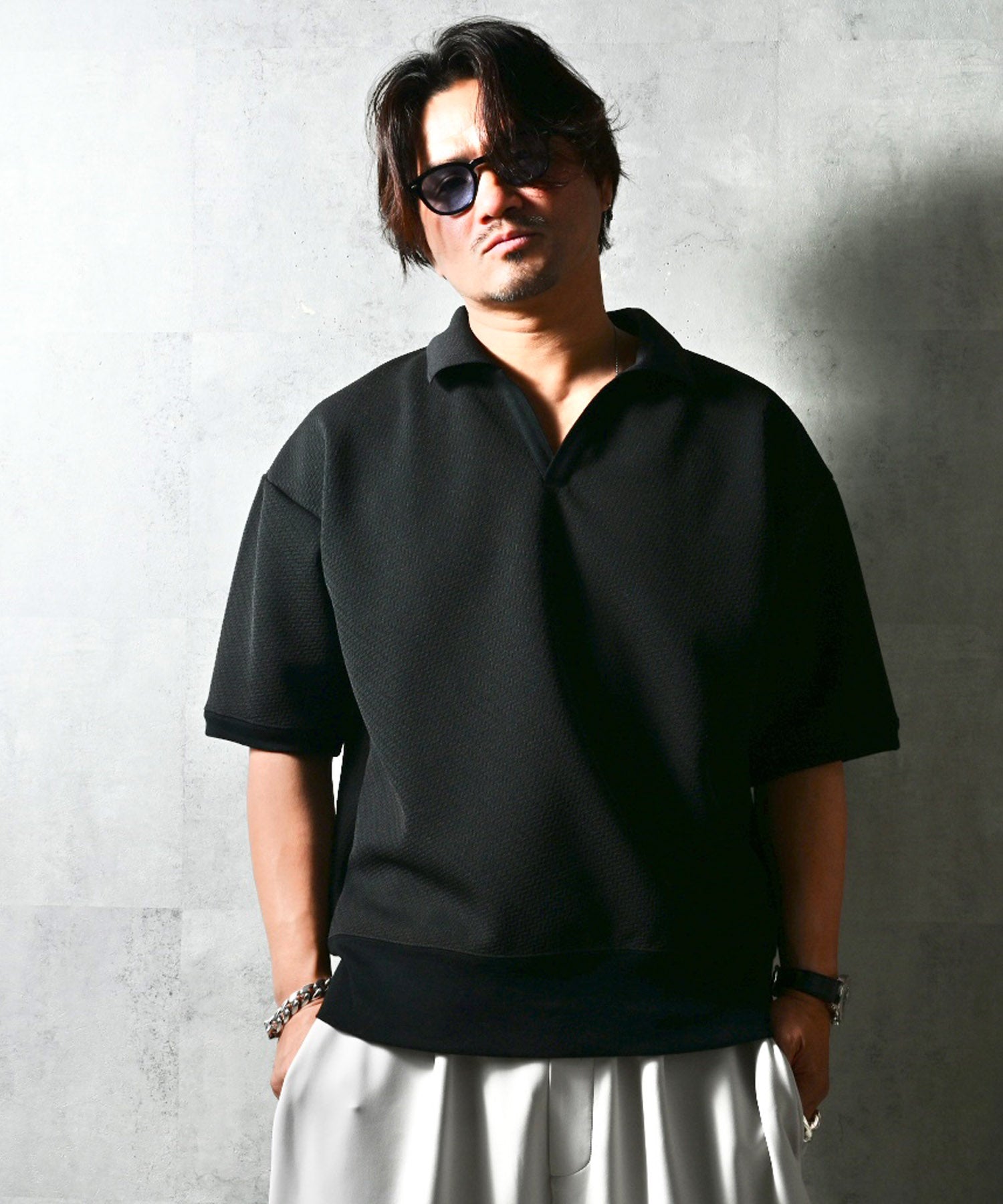 Tian Tao新品  ブラック&ホワイトポロ2 blisterpolo – DELAY OFFICIAL WEB